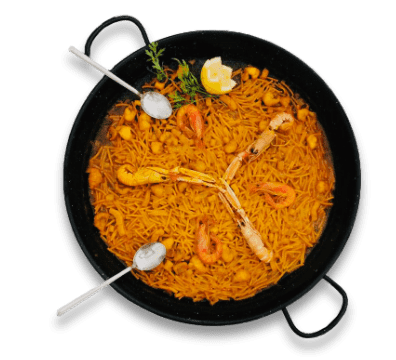Fideua paella-valenciana